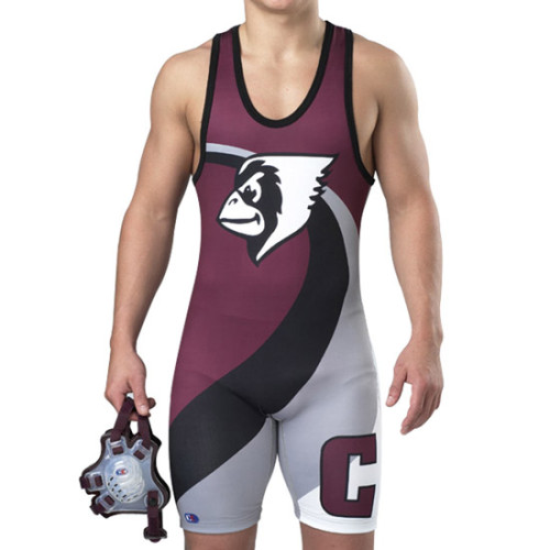 Cliff Keen S794305 Cardinal Custom Team Sublimated Singlet by